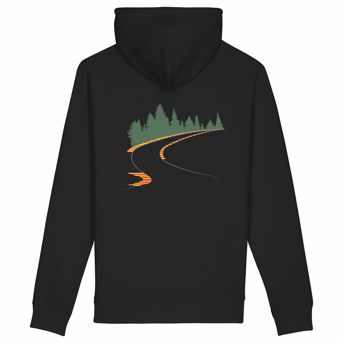 Raidillon de l'Eau Rouge - Hoodie avec poches 